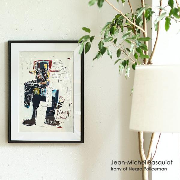 アートポスター Jean-Michel Basquiat 「Irony of Negro Policeman
