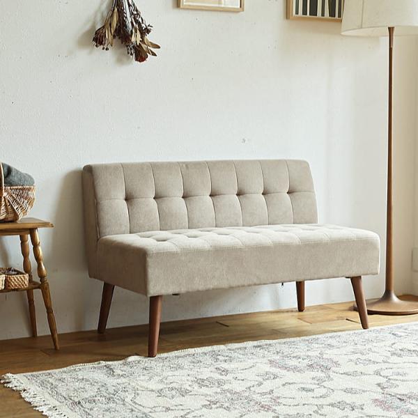 2人掛けソファ　サンドベージュ　硬め 2人掛けソファ サンドベージュ 硬め