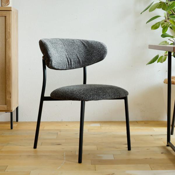 ダイニングチェアー Roki（ロキ) ブラック ダイニングチェア 