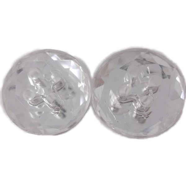 【当日出荷商品】<br>サイズ  1.9×1.9cm_3個入り色 クリスタルとても珍しいクリスタルのビジューボタンです。リメイク予定の衣服のボタンを、この「ビジューボタン」に付け替える形でリメイクに使用して下さい。ボタンを替える...