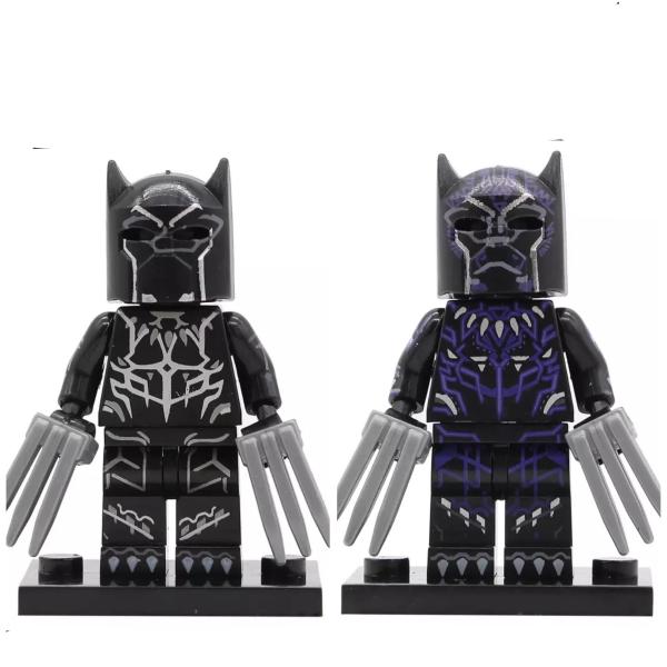 ブラックパンサー マスク付属 ミニフィグ 2体 レゴ互換 : きらっと