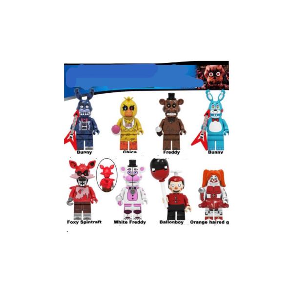 新発売】 ファイブアットフレディ FNaF フナフ Ver.2 ミニフィグ
