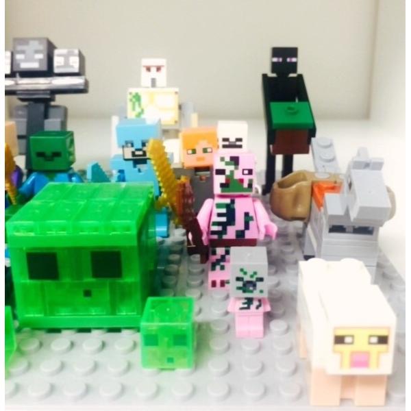 マインクラフト スライム ベビーゾンビ ウィザー 他 合計２０体 １９体と荷物１個 レゴ互換 Buyee Buyee 日本の通販商品 オークションの代理入札 代理購入