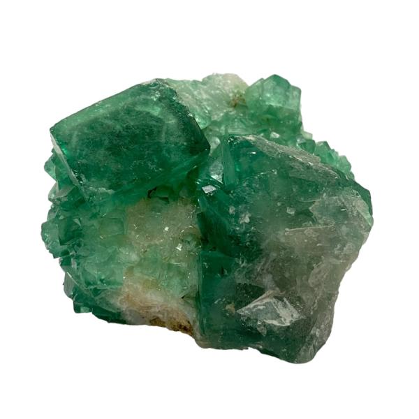 カラーチェンジ (蛍光) グリーンフローライト 原石（2410）天然石