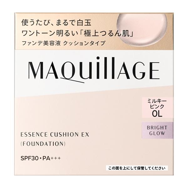 資生堂認定ショップ 資生堂 マキアージュ エッセンスクッション　ＥＸ　ブライトグロウ　（レフィル）　0L　ミルキーピンク　MAQuillAGE　2026年9月21日発売