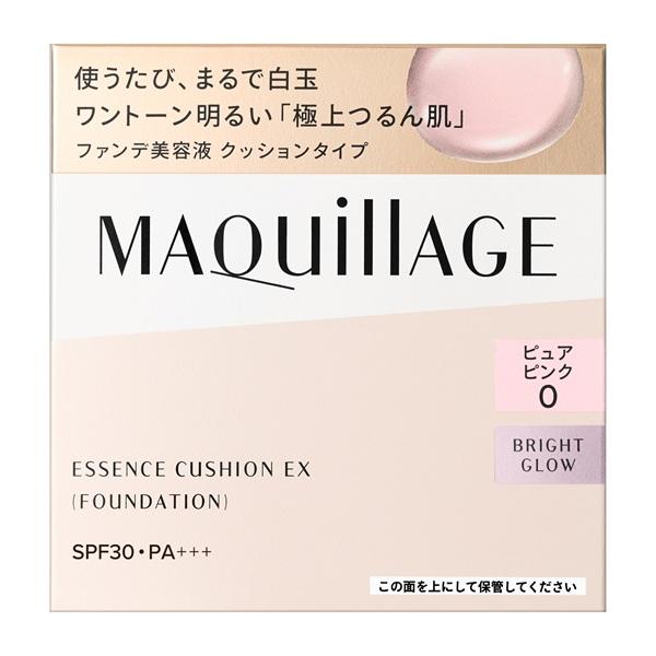 専用ケースセット　マキアージュ　エッセンスクッション　ＥＸ　ブライトグロウ　レフィル　0　ピュアピンク＆クッションファンデーション専用ケースWT