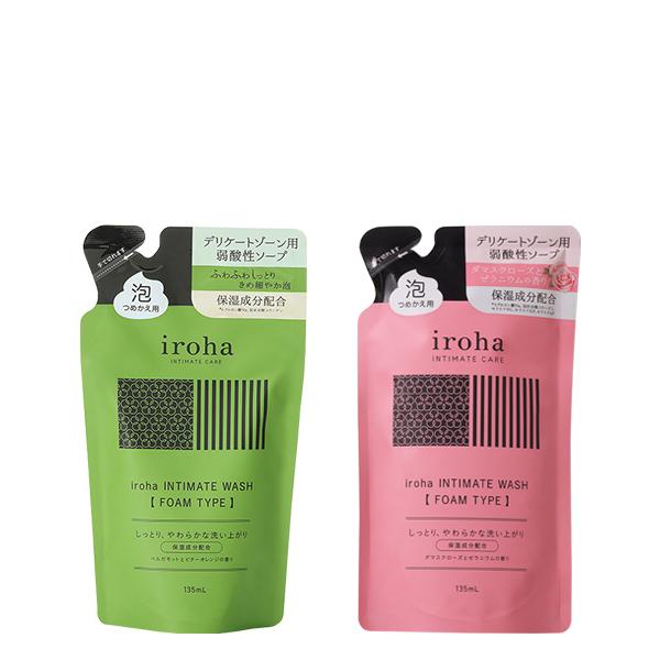 iroha インティメートウォッシュ フォームタイプ 詰替 フェムケア VIO デリケートゾーン イロハ 正規品 ギフト可