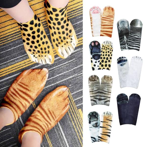 猫柄 アニマル柄 靴下 おもしろオシャレなソックス 足裏肉球 トラ猫 ヒョウ柄 サバトラ ブチ 猫グッズ 手袋 アームカバー 変装 Abdは約1ヶ月後お届け予約 Dejapan Bid And Buy Japan With 0 Commission