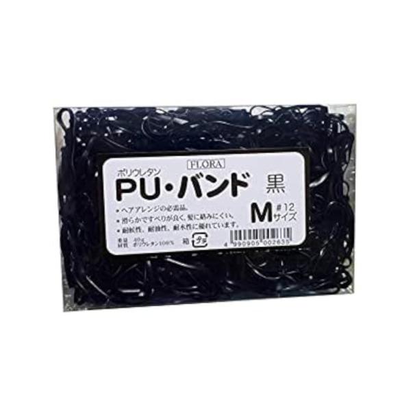 他サイト： フローラ PU・バンド 黒 Mサイズ #12 定形外郵便送料無料の商品画像