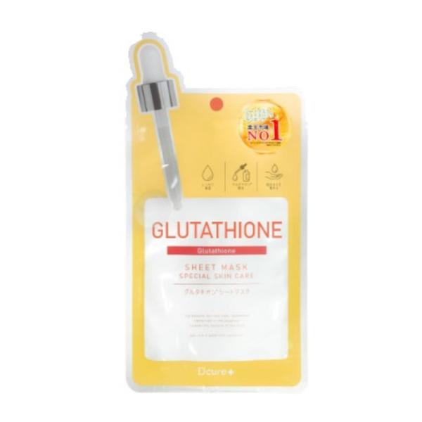 Dcure+ ディーキュア フェイスマスク グルタチオン 27ml×1枚 定形郵便送料無料