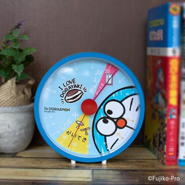 I M Doraemon アナログ温湿度計 ドラえもん かわいい 置き 壁掛け 温湿度計 アナログ 読み方