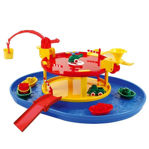 即納 Vikingtoys バイキングトイズ バイキングシティ アクアパーキング 1歳 ボート 男の子 船 水遊び 格安 おもちゃ