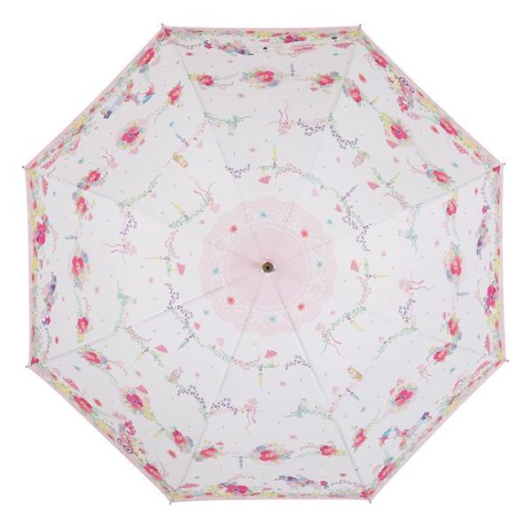 即納 ホラグチカヨ コラボ マイメロディ 長傘 ジャンプ式 60cm 雨傘 傘 かわいい おしゃれ 誕生日プレゼント 大人 レディース 19hgsr 6