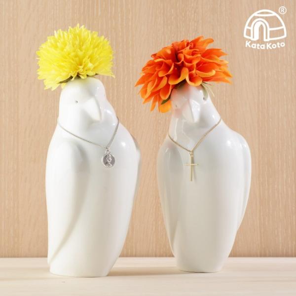 即納 Katakoto カタコト オウムの花瓶 花瓶 花びん 花 お花 植物 生け花 フラワー フラワーベース フラワー