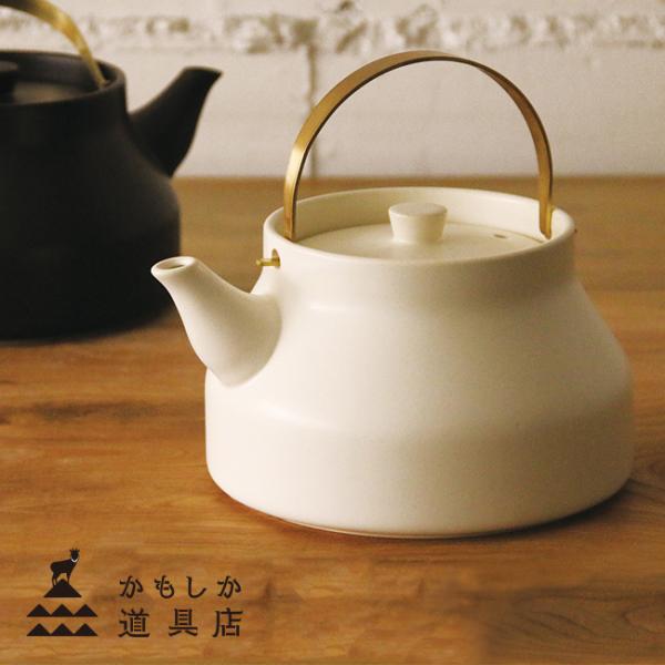 かもしか道具店 陶のやかん(やかん 陶器 ケトル ガス ガス専用 ガス