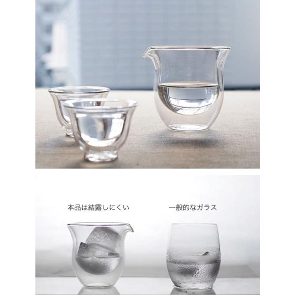 Kiyo きよ 好評受付中 ダブルウォール 片口 おちょこ2個セット 酒器セット 酒器 かわいい ペア おちょこ おしゃれ お猪口 熱燗