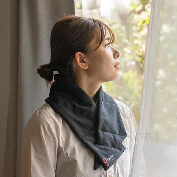 グルリア ネックリペア首 首元 肩 温め あたため 遠赤外線 ポカポカ 血行 血流 血管 血 巡る シンプル デザイン 軽い コンパクト 洗える くり返し使える 電池不要 天然鉱石 ミネラル 男性 女性 男女兼用 ギフト プレゼント 自分用...