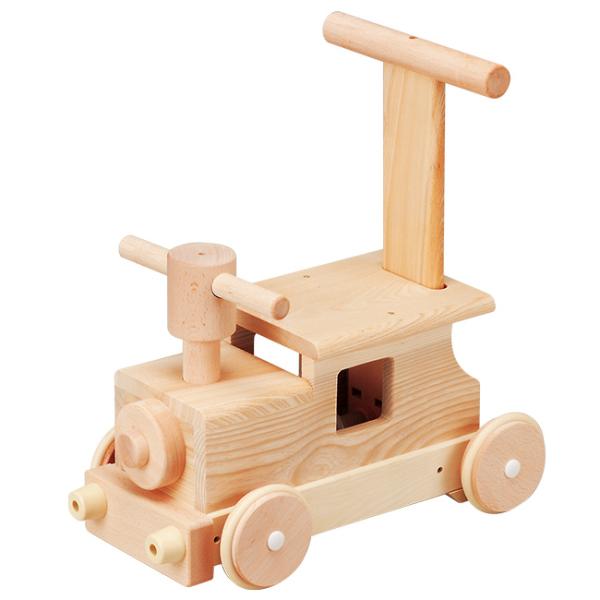 MOCCO モッコ 森の汽車ポッポ W-027(押し車 手押し車 赤ちゃん おもちゃ 男の子 女の子 木製 乗用玩具)