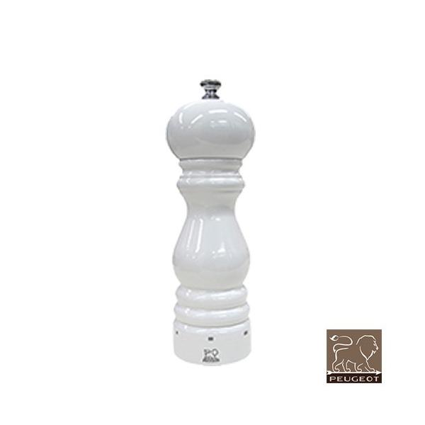 定番スタイル Peugeot プジョー 白ラッカー 挽き目調節機能付 ミル 18cm Paris キッチン用品 シンプル 天然木材 人気 デザイン 天然木 おしゃれ