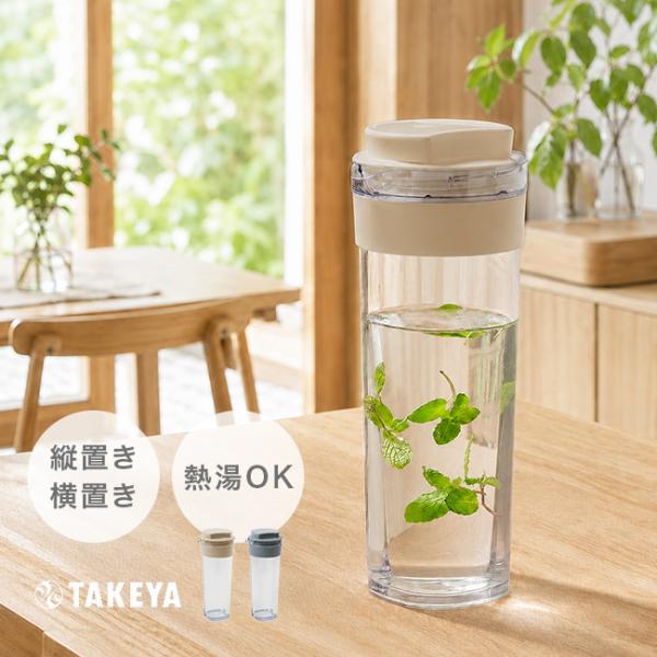 TAKEYA タケヤ 冷水筒 スリムジャグ 1.1L(麦茶ポット ピッチャー 冷水ポット 水差し スリム おしゃれ 日本製 耐熱 ウォータージャグ)