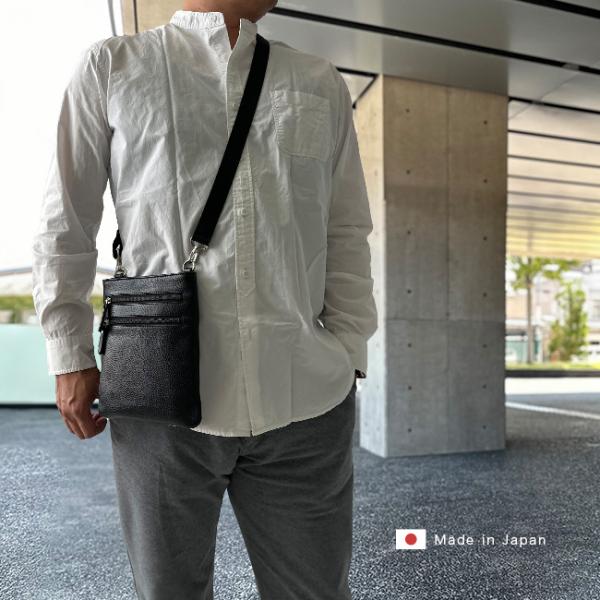 SADDLE サドル 牛革 薄マチショルダーバッグ 16478(ショルダーポーチ