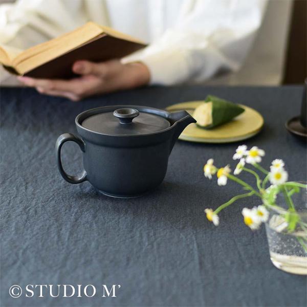 studio m’ スタジオエム ルースン ポット(急須 ティーポット 陶器 磁器 おしゃれ 日本製 紅茶 煎茶 ハーブティー) 即納