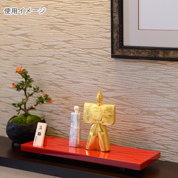 銀雅堂 立雛 単品セット(ひな祭りの飾り物/コンパクトな雛人形/銀箔/金箔押しのお雛様/リビング/玄関/和室の飾り/おすすめのひな人形/男雛と