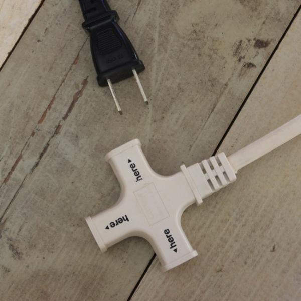 最安値に挑戦 電源タップ 3個口 0033 おしゃれ 3m コンセント 家電 かっこいい 配線 タップ 延長コード たこ足配線