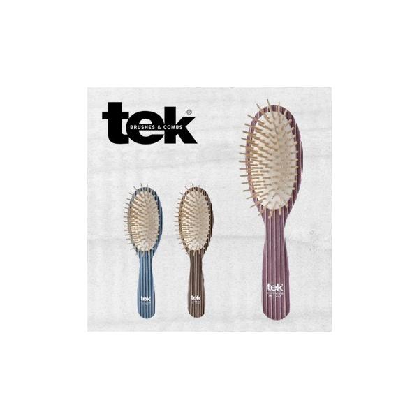 tek テックブラシ カレイドオーバルグランデ(木製ピン/ブラシ/くし