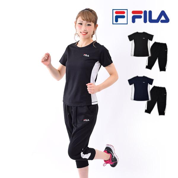 Fila フィラ スポーツウェア 上下セット レディース ランニングウェア 吸水速乾 Uvカット ヨガウェア フィットネス M L Ll 3l 送料無料 キレイストア 通販 Yahoo ショッピング