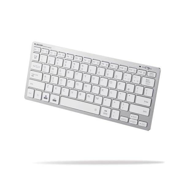 他サイト： エレコム Bluetooth マルチペアリング ミニキーボード パンタグラフ式 軽量・薄型 3台同時ペアリング mac OS/iPad OS/Wの商品画像