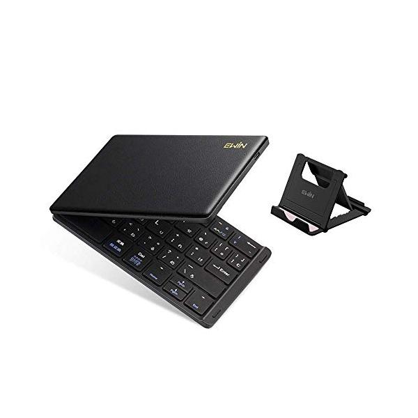 他サイト： Ewin 最新型 キーボード Bluetooth 日本語配列 折りたたみ式 ワイヤレス ブルートゥース 薄型 無線 USB充電式 iOS/Andの商品画像