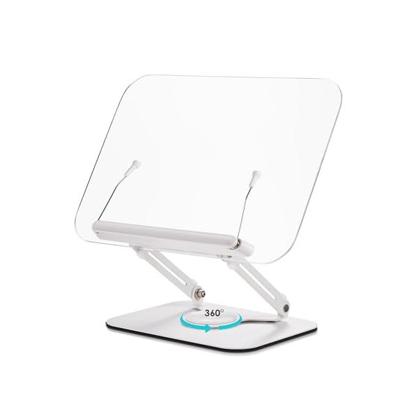 15大型アクリルボードアクリルボード、ABS、アルミニウム合金などのプレミアムな素材で製作され、あなたの読書体験を向上させます。寛大な34*23cmのボードは、教科書や料理本から楽譜、雑誌、タブレット、Kindle、ラップトップなど、さまざ...