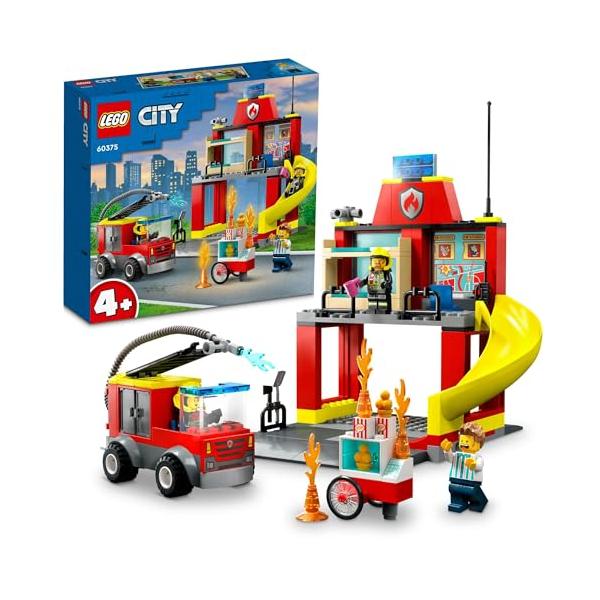 消防署と消防車01マルチカラー/-/60375・Style:消防署と消防車01・パッケージ個数:1・4才以上のお子さまへ ? はじめてのレゴシティコレクションにぴったりなレゴシティ 消防署と消防車(60375)でお子さまは現実のヒーローごっ...