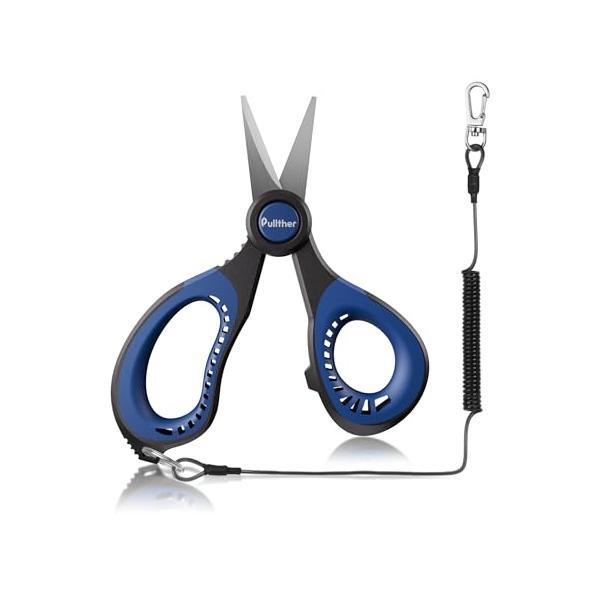 Pullther PEラインカッター フロロ ナイロン切れる 釣り ハサミ ライン