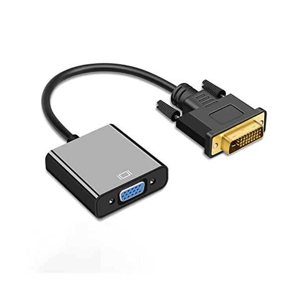 他サイト： DVIオス VGAメス変換コネクタ DVI 24+1対応 1080p VGA 変換タアダプタ デジタル信号変換 金メッキコネクタ搭載の商品画像