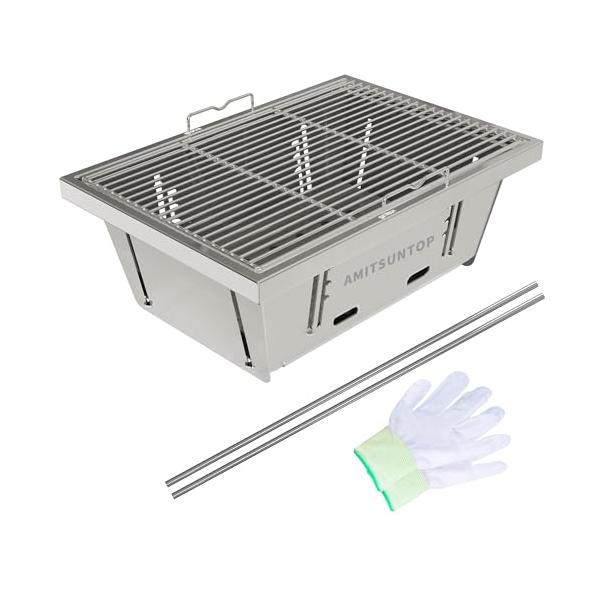 中型 36*25*14 CMsilver/-/KHW-GHL102・Color:silver・仕様重量:2.85 KG。使用サイズ：約36×25×14.5 CM；折りたたみ サイズ(約):36×25×2cm。火床からグリルグリッドまでの高さ...