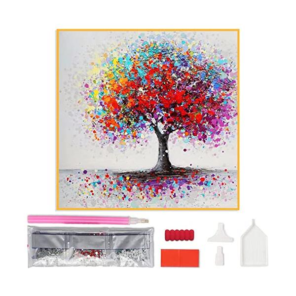 ダイヤモンドアート 絵画 スクエアビーズ 生命の木 150x50cm ダイヤモン ダイヤモンドアート 絵画 スクエアビーズ 生命の木 150x50cm