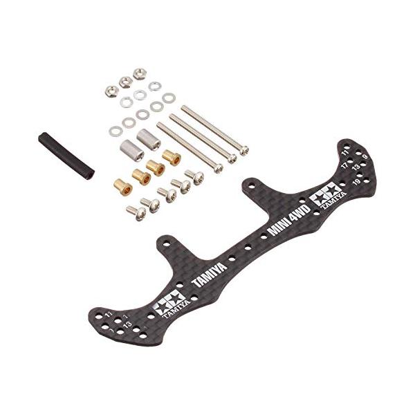 他サイト： タミヤ(TAMIYA) ミニ四駆グレードアップパーツシリーズ No.499 GP.499 HG カーボンリヤワイドステー 1.5mm 15499の商品画像