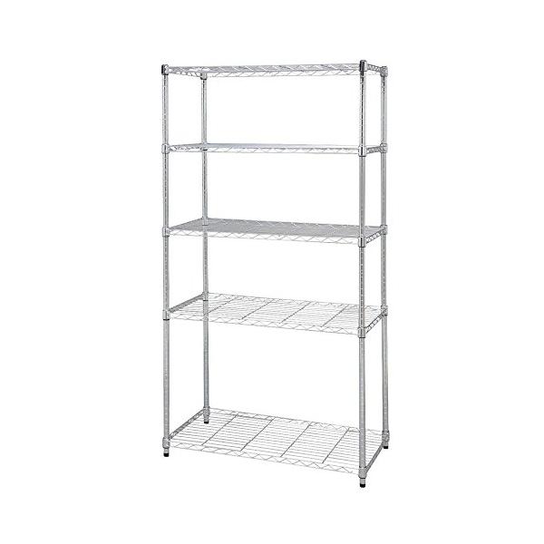 他サイト： アイリスオーヤマ ラック メタルラック 5段 防サビ加工(強) 幅91×奥行46×高さ178.5cm ポール径25mm スチールラック超サビに強の商品画像