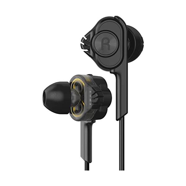 他サイト： ARKARTECH T6 イヤホン ハイレゾ イヤフォン カナル型イヤホン 重低音 hi-res 有線 マイク付き リモコン 通話 音量調整 遮の商品画像