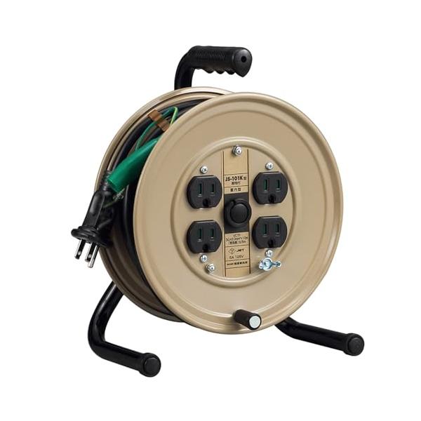 ハタヤ (HATAYA) コードリール 小型 コンパクト 屋内用 100V型