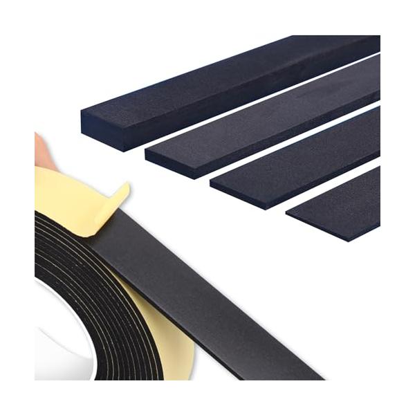 ブラック/厚3mm×幅25mm×長さ10M/-・Size:厚3mm×幅25mm×長さ10MColor:ブラック・EVA素材 隙間テープ クッションテープ スポンジテープ 厚み:1mm-5mm 長さ:5m-20m・良質なEVAを基材とし、接着...