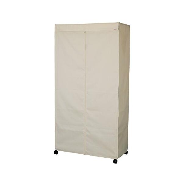 他サイト： ドウシシャ ルミナス スチールラックパーツ 幅90cmモデル ハンガーラック ワードローブ用 カバー単品 カバーのみ 日焼け防止 ホコリや臭いかの商品画像