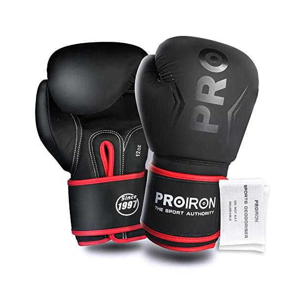 他サイト： PROIRON ボクシンググローブ 12oz ボクシング用グローブ パンチンググローブ 厚く 耐久性があり 快適 boxing gloves メの商品画像