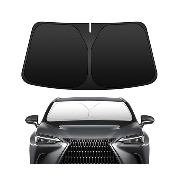 チタン加工 強化版」BLUESEATEC レクサス NX 20系 フロントガラスサンシェード 2代目 NX250/NX350/NX350h/NX