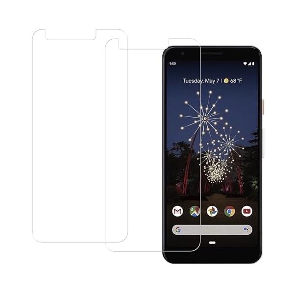 Google Pixel 3a XL ～(ガラスフィルム付)～ HKKAIS Pixel 3a ガラスフィルム2枚セット日本製硝子採用 Google 用