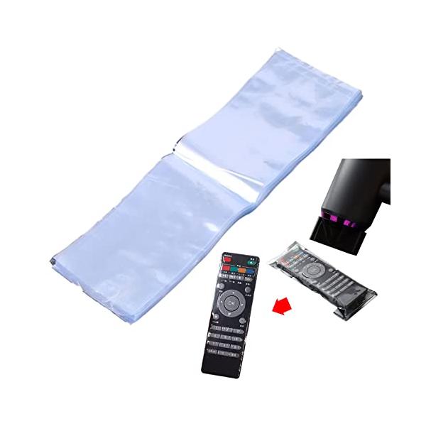 -/（6*25cm）100 個入/R392・Size:（6*25cm）100 個入・素材加熱すると収縮する高品質なPVC素材を使用しており、収縮性がよく、引張強度も良好です。防水性・防塵性も高いので、長期保管にも最適です。・機能透明度の高い...