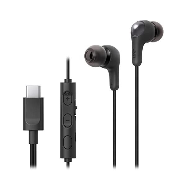 他サイト： JVCケンウッド JVC HA-FR9UC-B イヤホン 有線 マイク付き タイプC カナル型 USB Type-C 1.2m ブラック HA-の商品画像