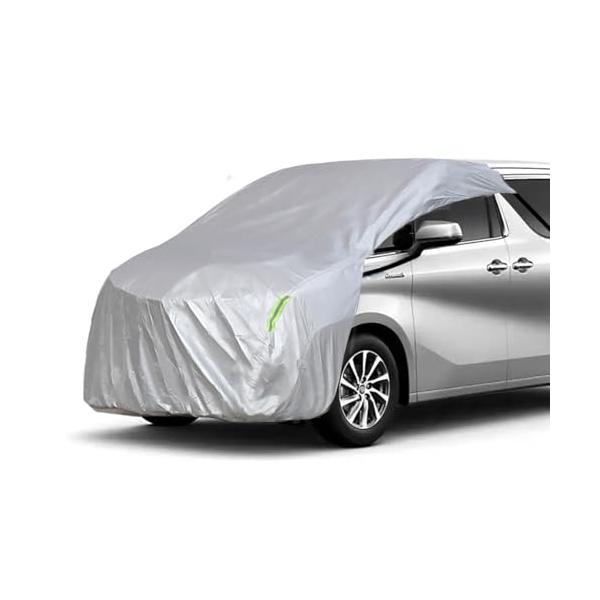 ブラック/ミニバン車用-Lサイズ/-・Size:ミニバン車用-Lサイズ・適合サイズ乗用車タイプの車長4.70m~5.00m/車幅1.80m~1.90mクラスの汎用、そのような場合は、ドアミラーに掛ける長さでフィット調整してください。・材質・...